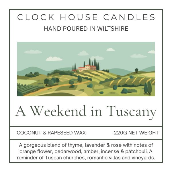 Weekend in Tuscany Candle