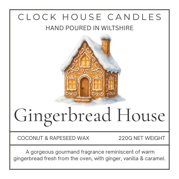 Gingerbread House Candle