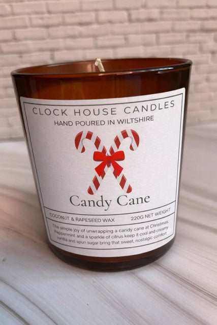 Candy Cane Candle
