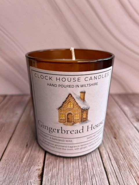 Gingerbread House Candle