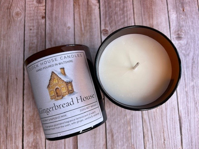 Gingerbread House Candle